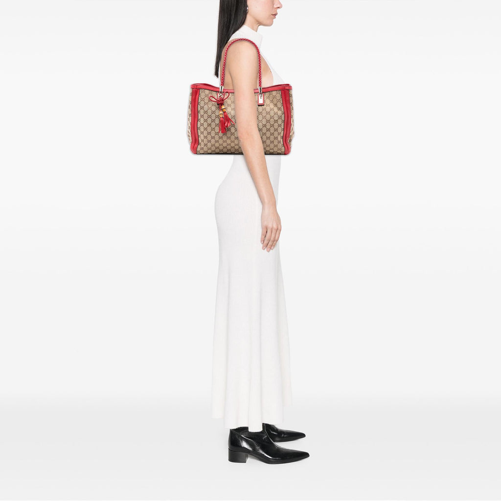 Gucci Medium GG Canvas Bella Tote