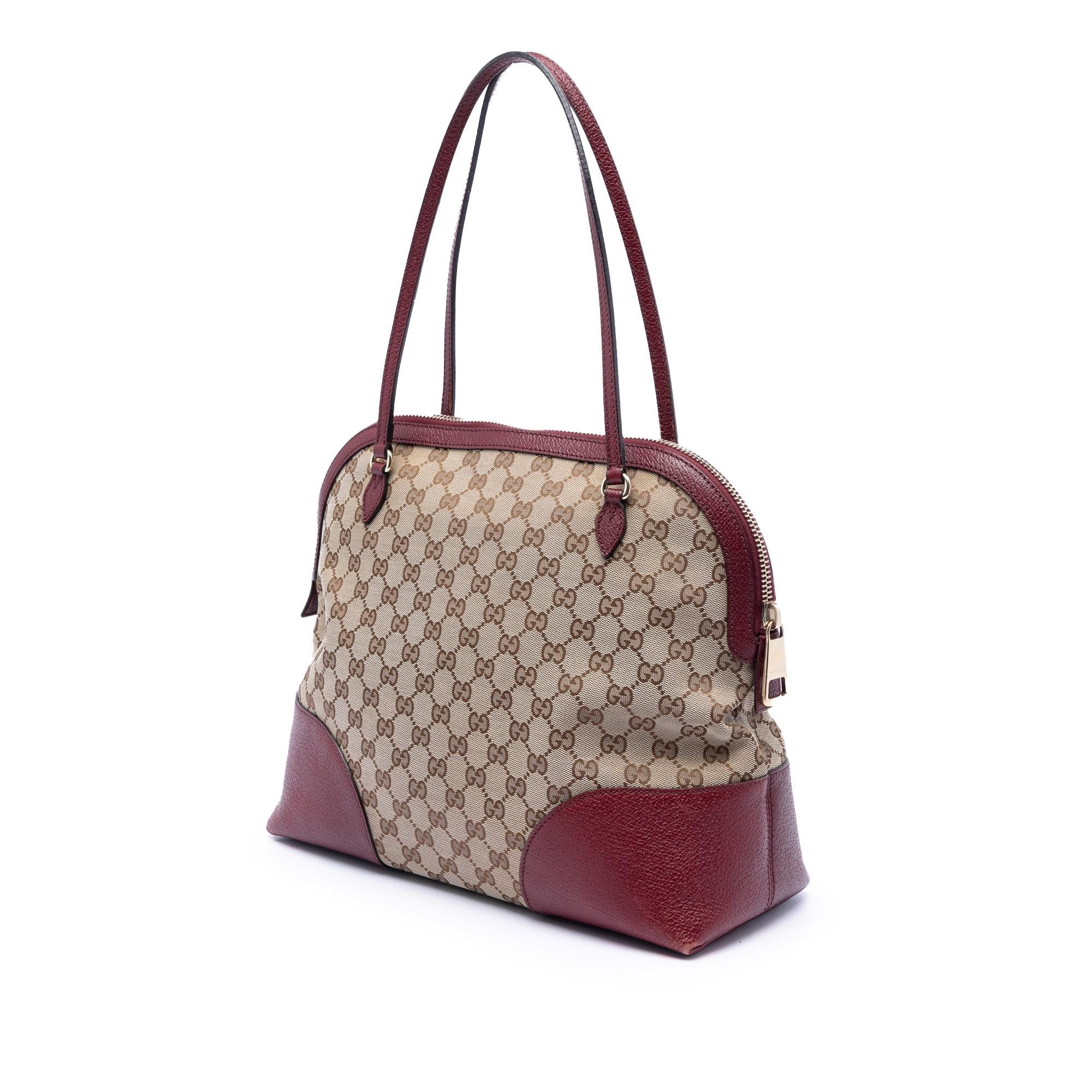 Gucci Medium GG Canvas Bree Dome Tote