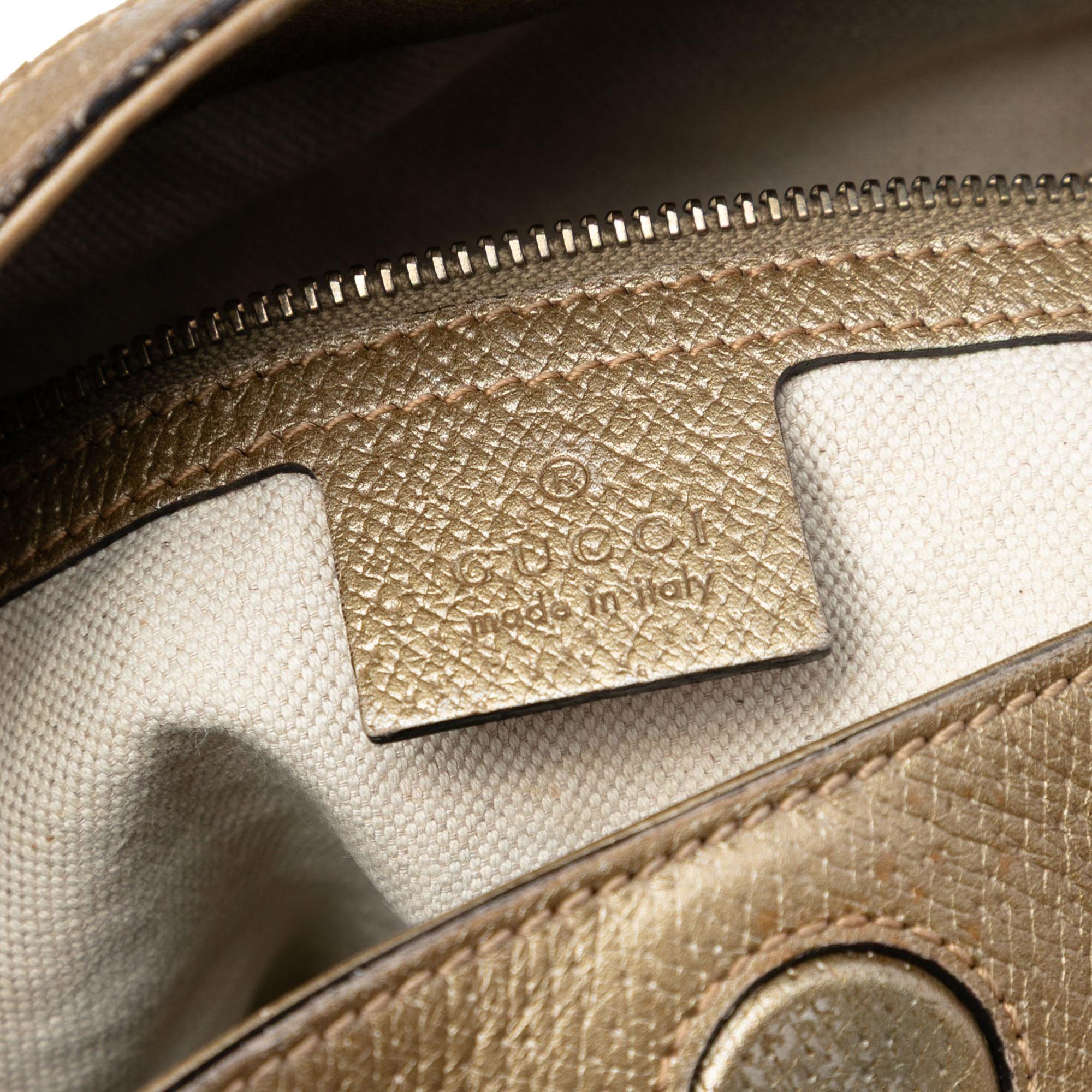 Gucci Medium GG Canvas Bree Fold Over Tote