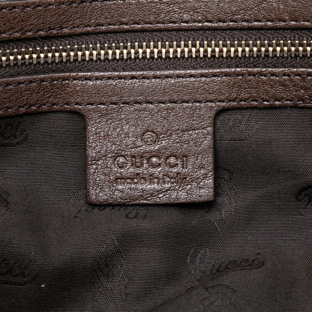 Gucci Medium GG Canvas Charm Satchel