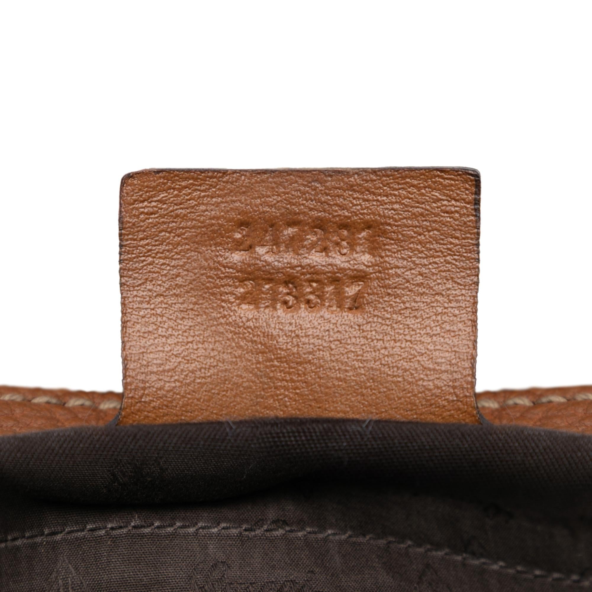 Gucci Medium GG Canvas Charm Satchel