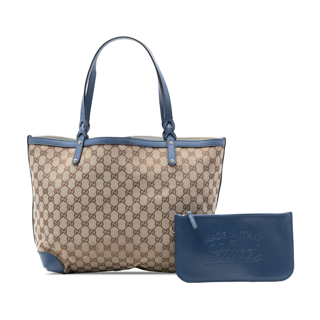 Gucci Medium GG Canvas Craft Tote