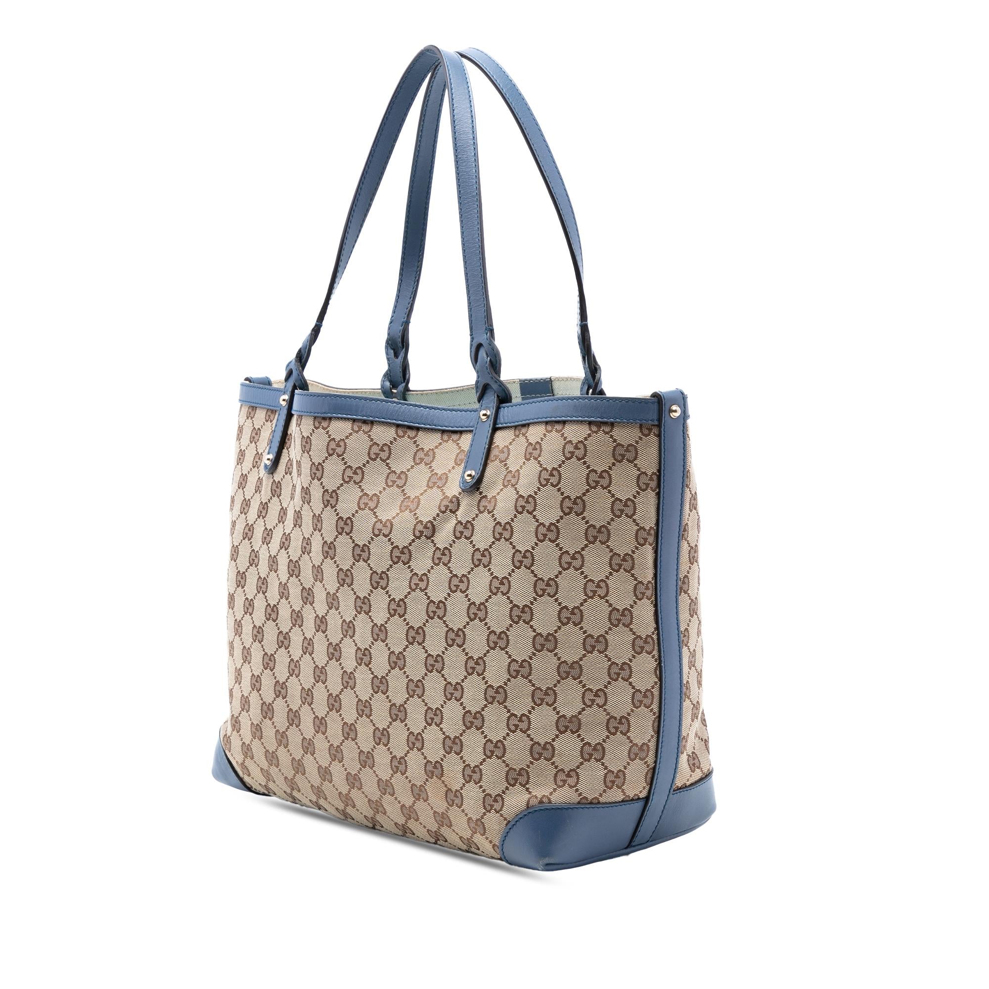 Gucci Medium GG Canvas Craft Tote