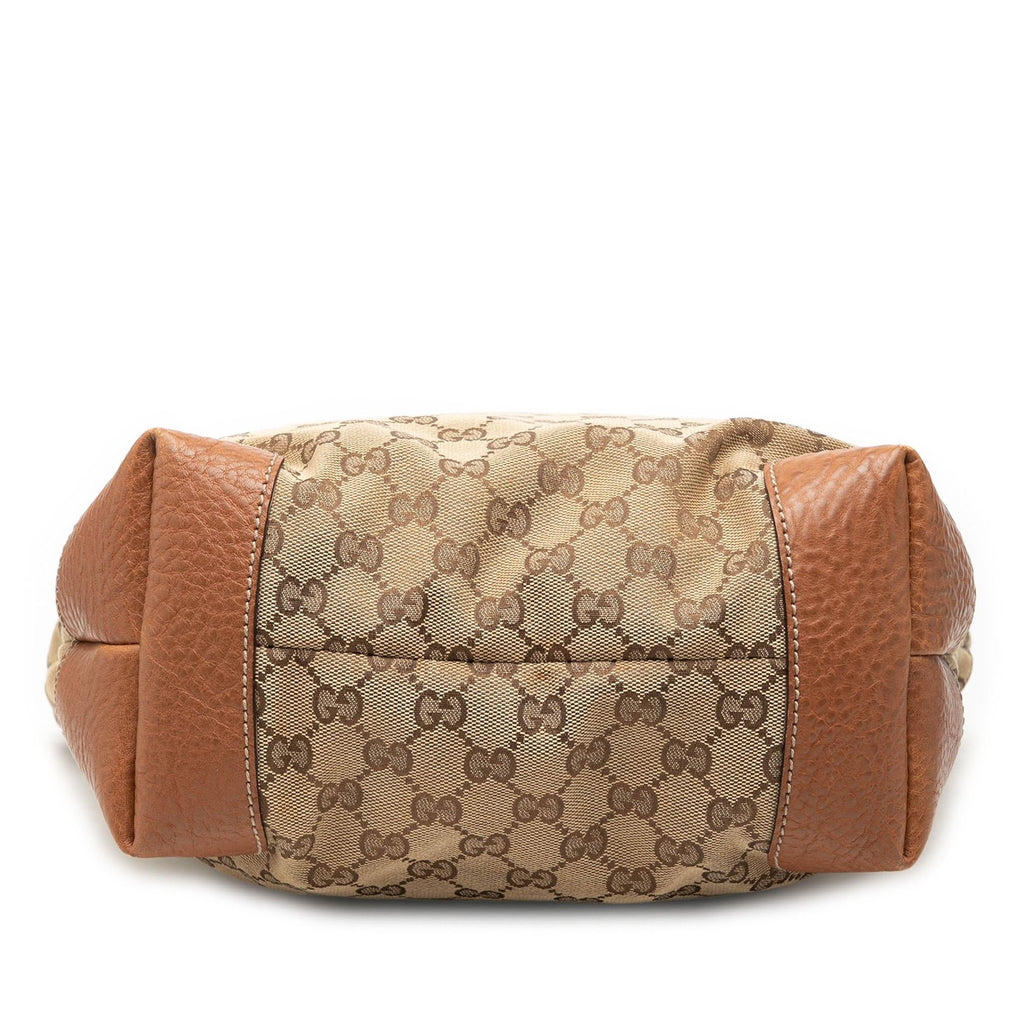 Gucci Medium GG Canvas GG Charm Tote