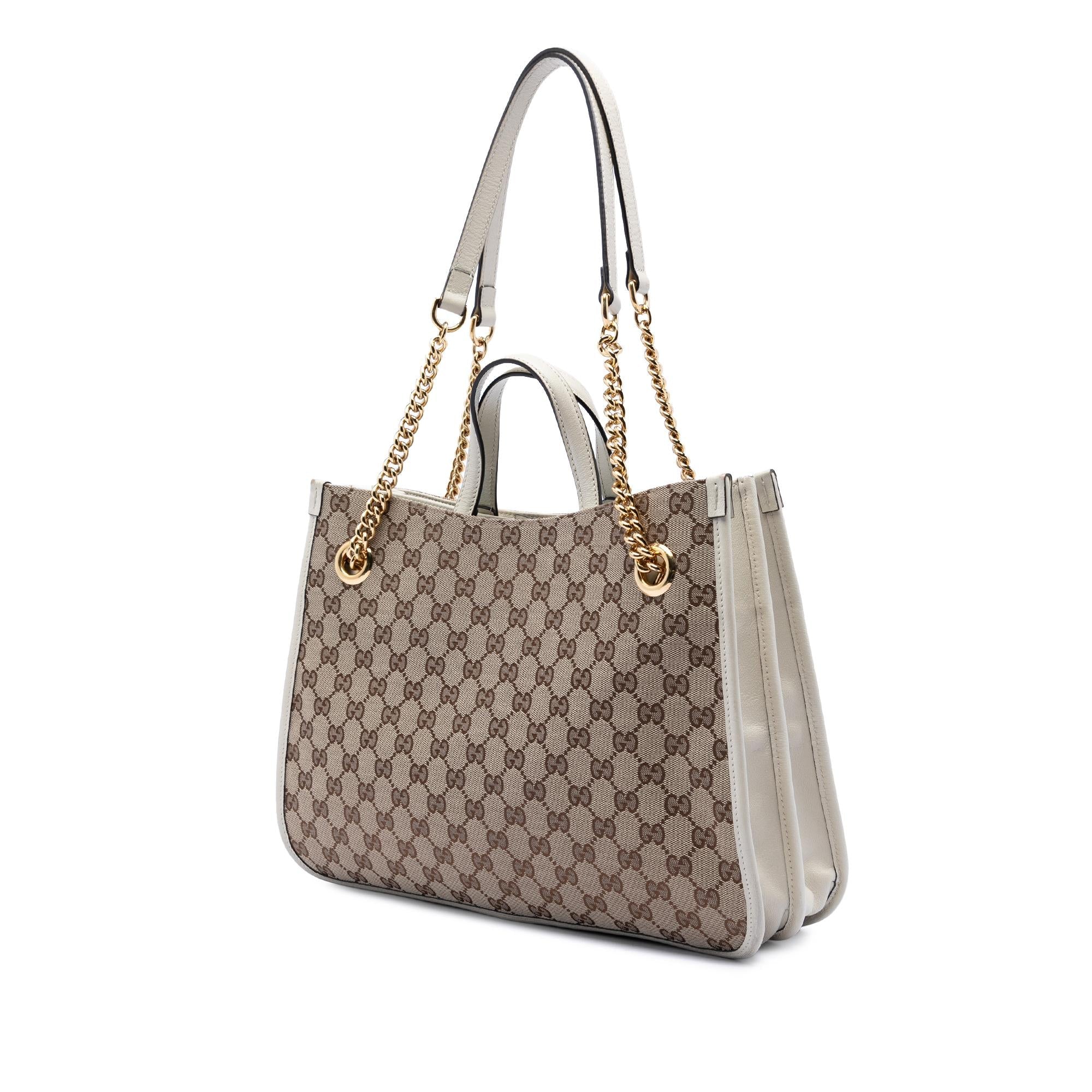 Gucci Medium GG Canvas Horsebit 1955 Chain Tote