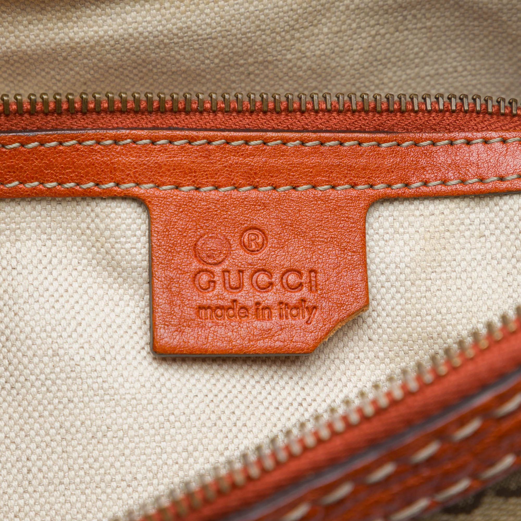 Gucci Medium GG Canvas Running Satchel