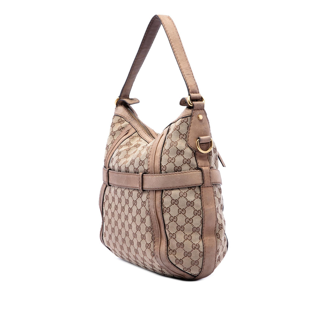 Gucci Medium GG Canvas Running Satchel