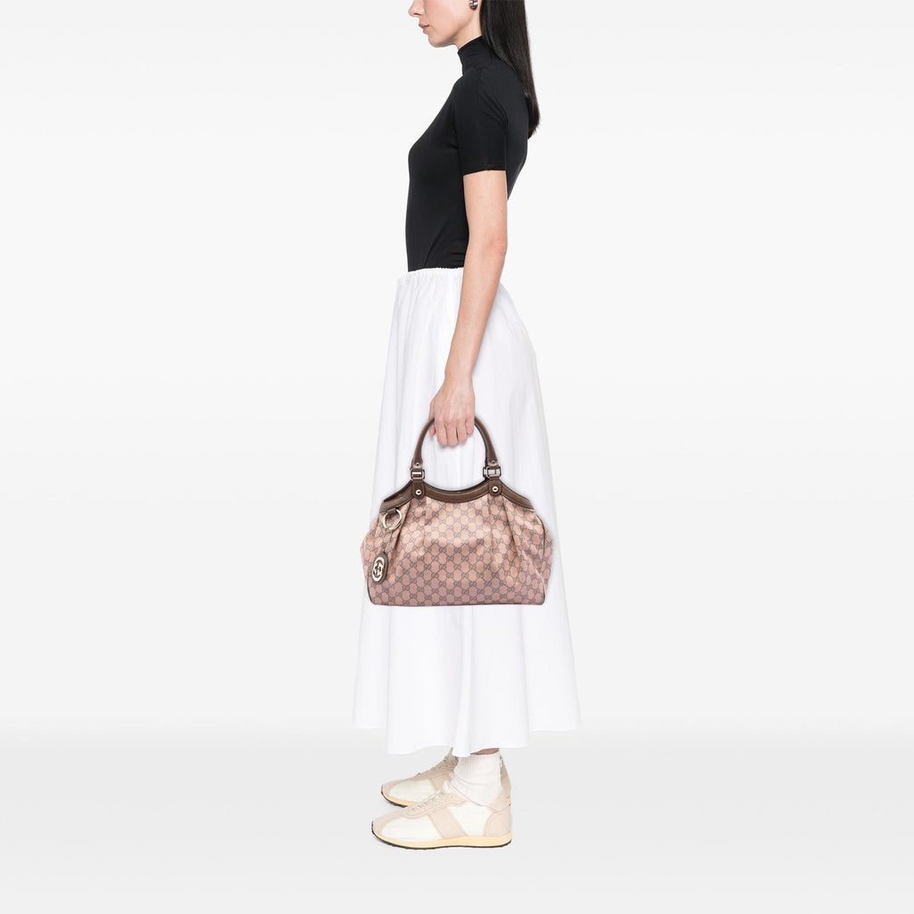Gucci Medium GG Canvas Sukey Tote