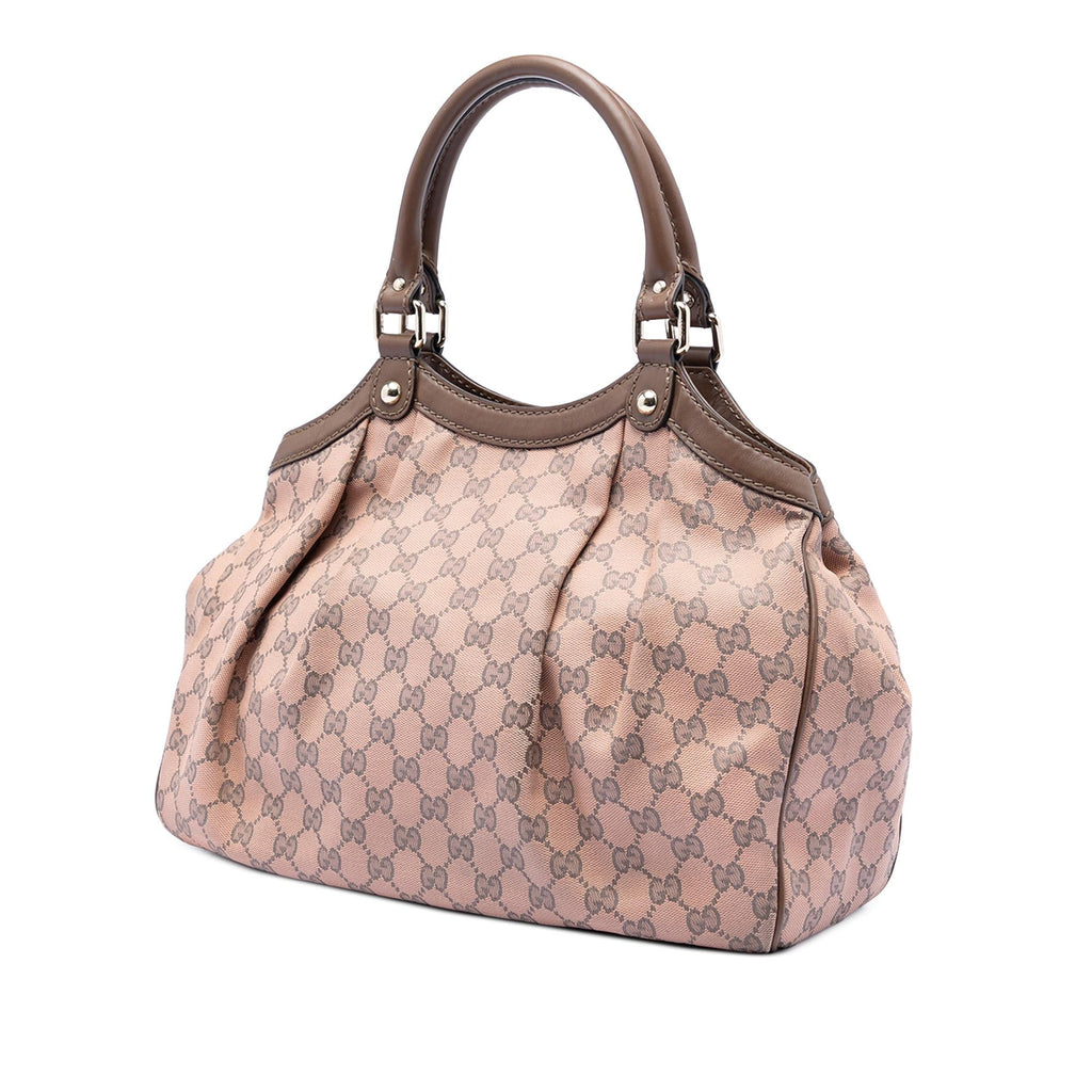 Gucci Medium GG Canvas Sukey Tote