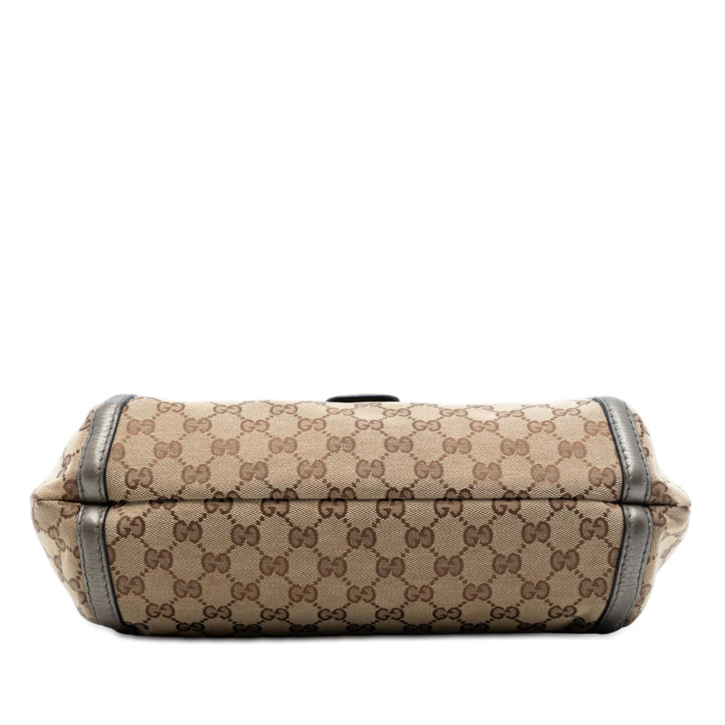 Gucci Medium GG Canvas Techno Horsebit Satchel