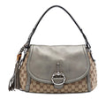 Gucci Medium GG Canvas Techno Horsebit Satchel