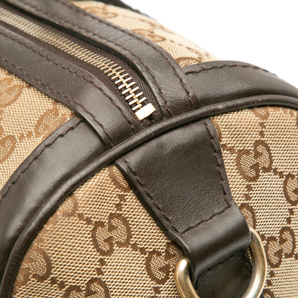 Gucci Medium GG Canvas Web Joy Boston Bag