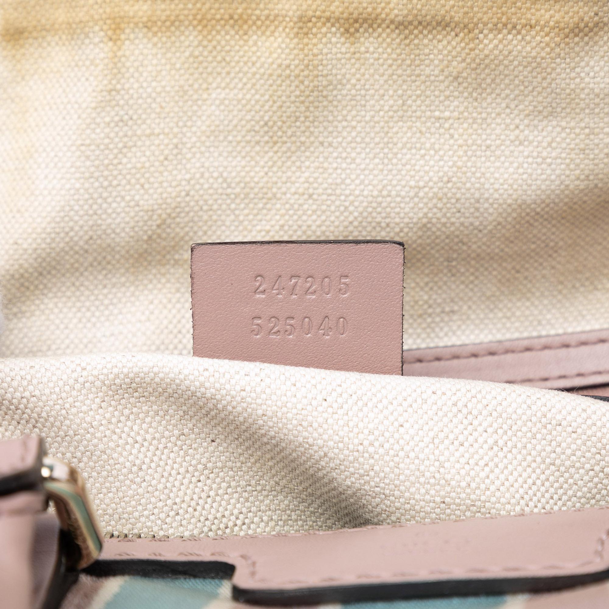 Gucci Medium GG Canvas Web Joy Boston Bag