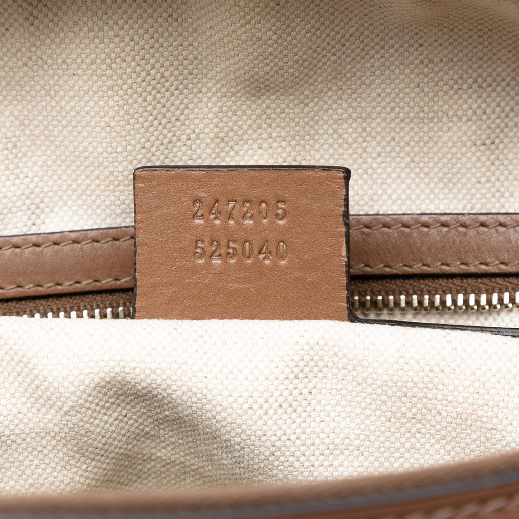 Gucci Medium GG Canvas Web Joy Boston Bag