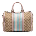 Gucci Medium GG Canvas Web Joy Boston Bag