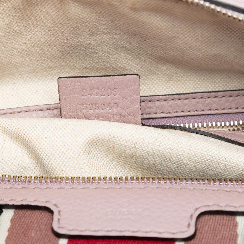 Gucci Medium GG Canvas Web Joy Boston Bag