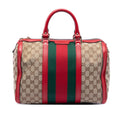 Gucci Medium GG Canvas Web Joy Boston Bag
