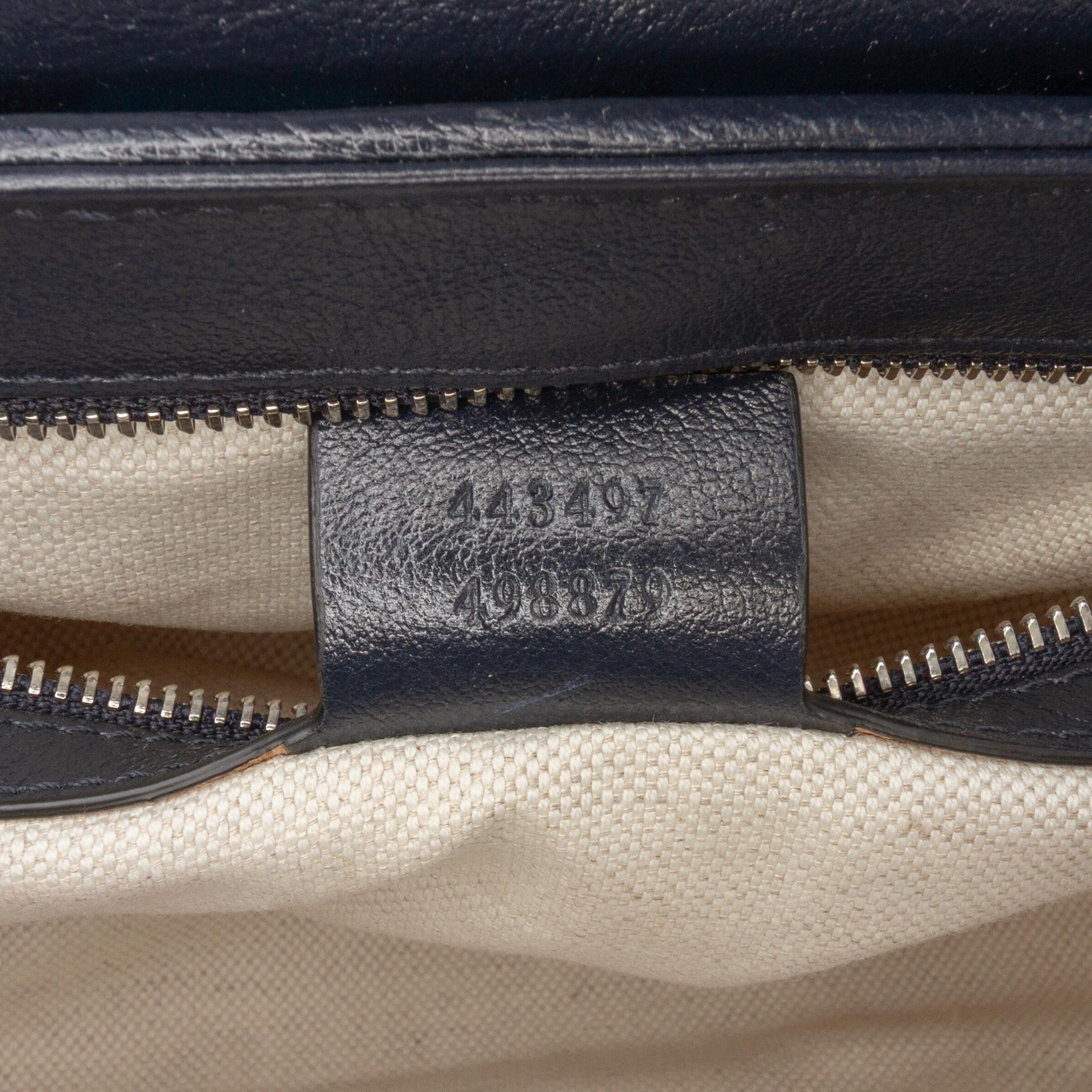 Gucci Medium GG Marmont Matelasse Diagonal GG Canvas Shoulder Bag