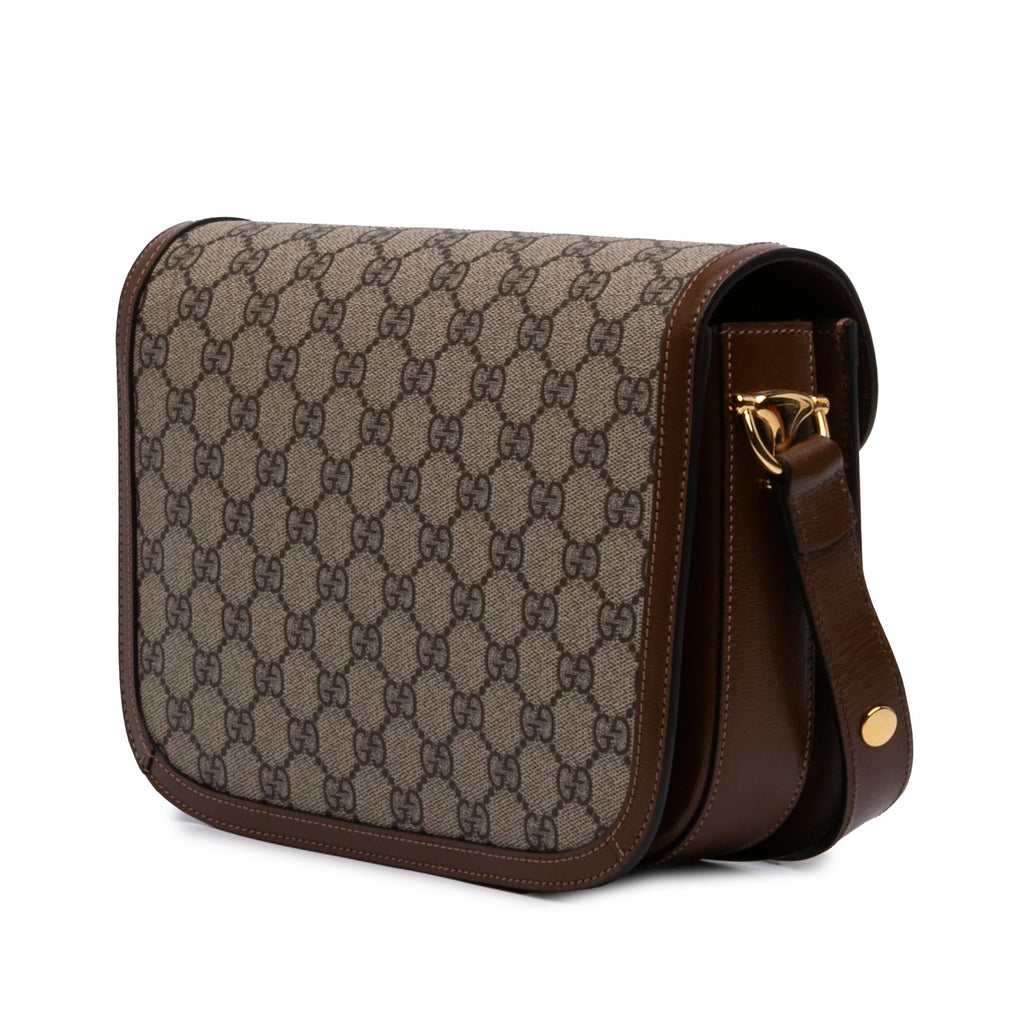 Gucci Medium GG Supreme Horsebit 1955 Shoulder Bag