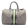 Gucci Medium GG Supreme Joy Web Boston Bag