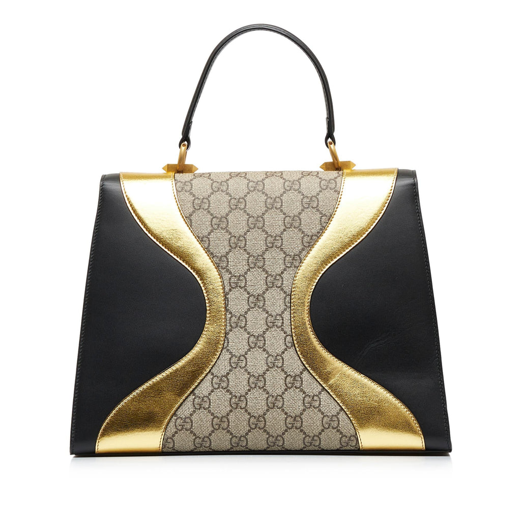 Gucci Medium GG Supreme Osiride Top Handle Bag (SHG-SiBVGy)