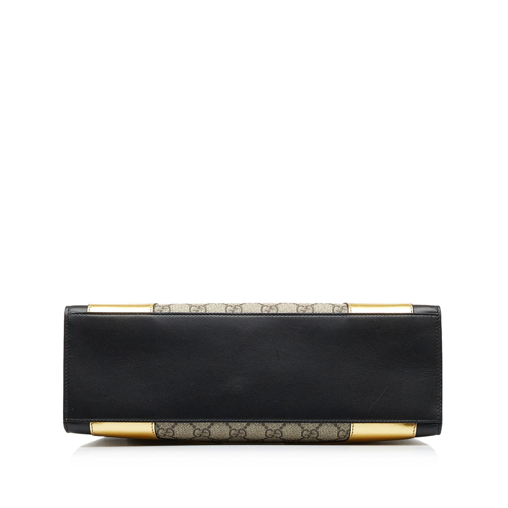 Gucci Medium GG Supreme Osiride Top Handle Bag (SHG-SiBVGy)