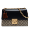 Gucci Medium GG Supreme Padlock Shoulder Bag