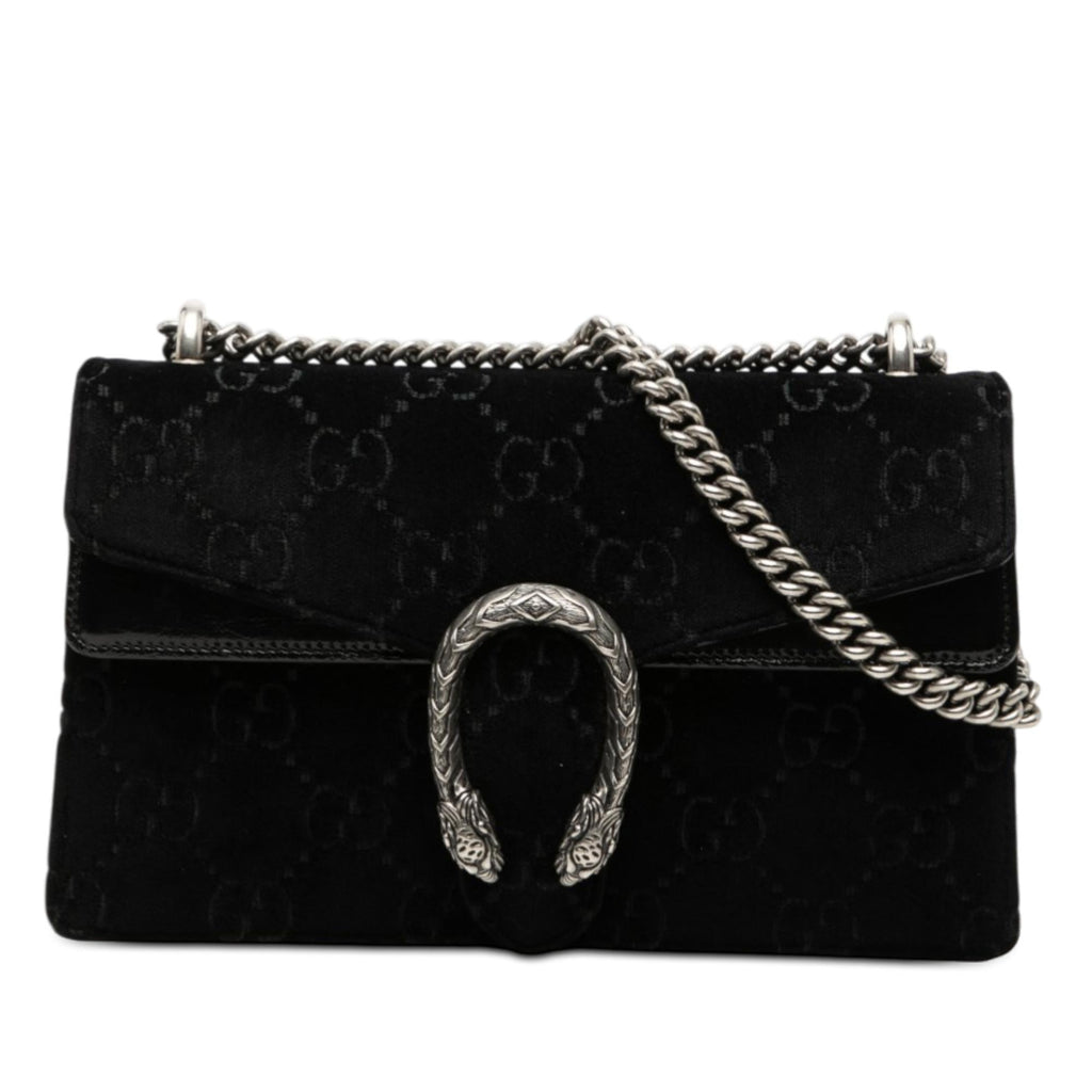 Gucci Medium GG Velvet Dionysus Shoulder Bag