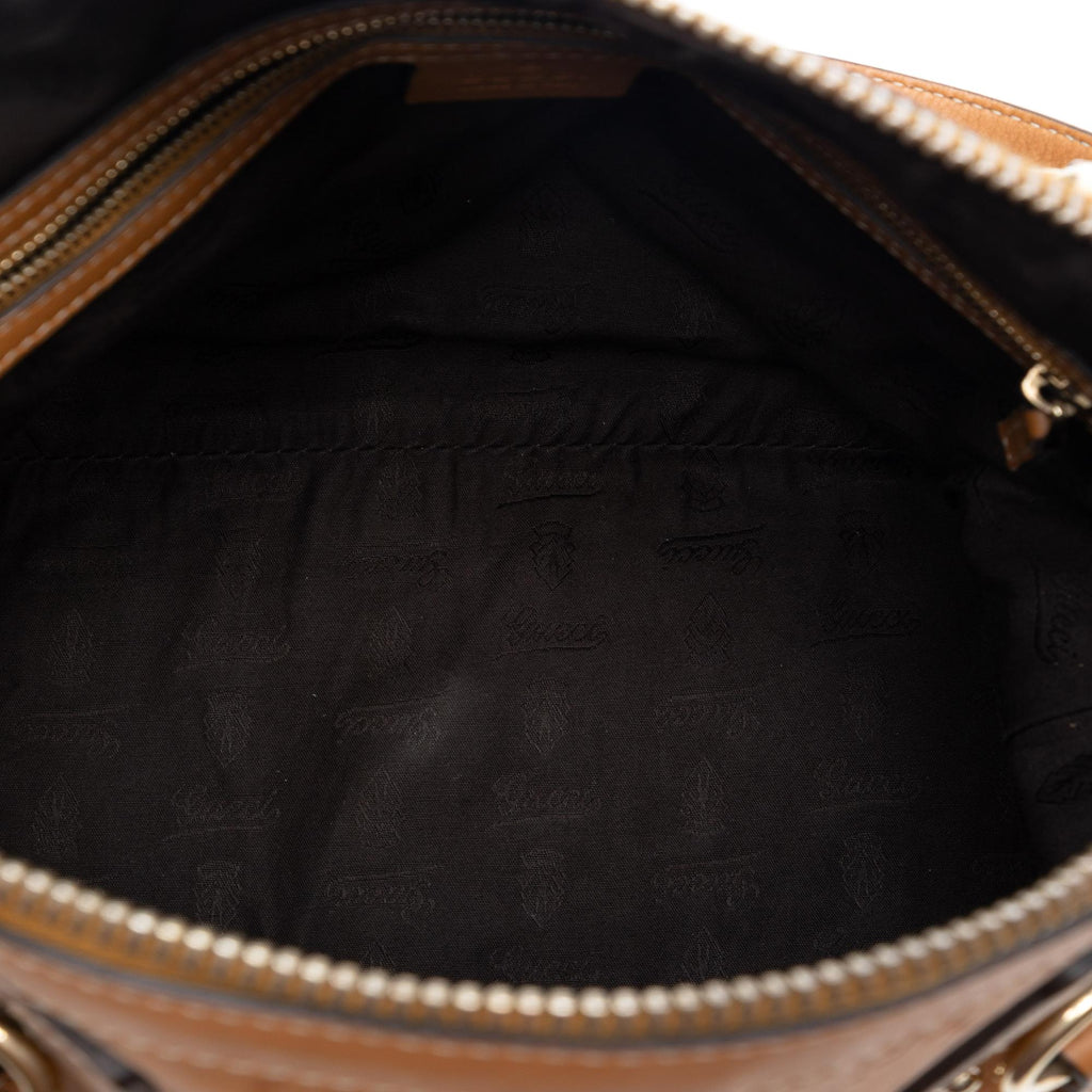 Gucci Medium Guccissima Charm Dome Satchel