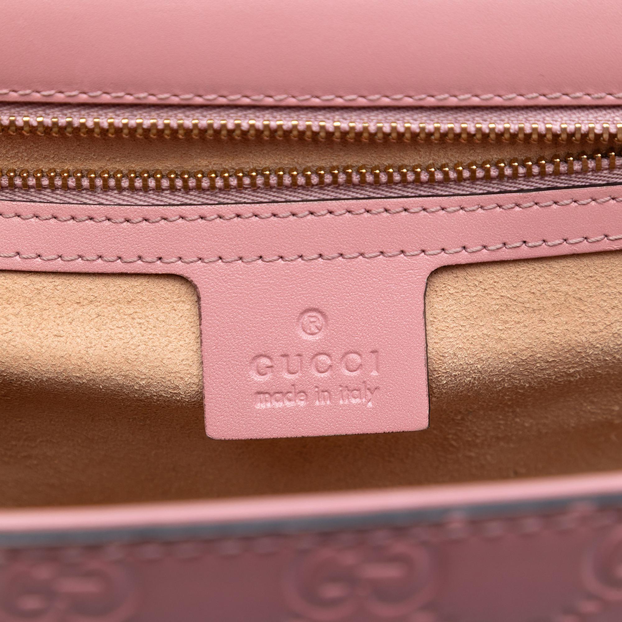 Gucci Medium Guccissima Padlock Shoulder Bag