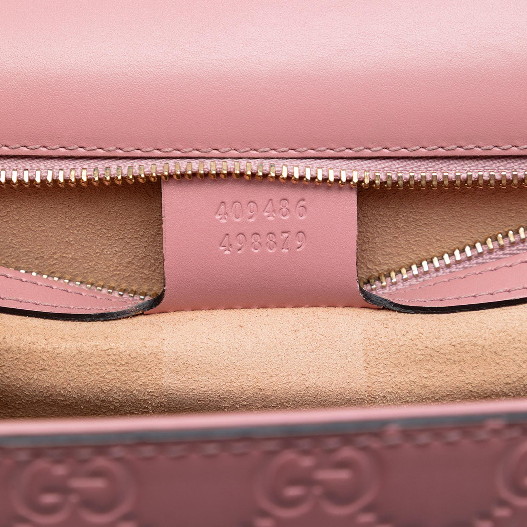 Gucci Medium Guccissima Padlock Shoulder Bag