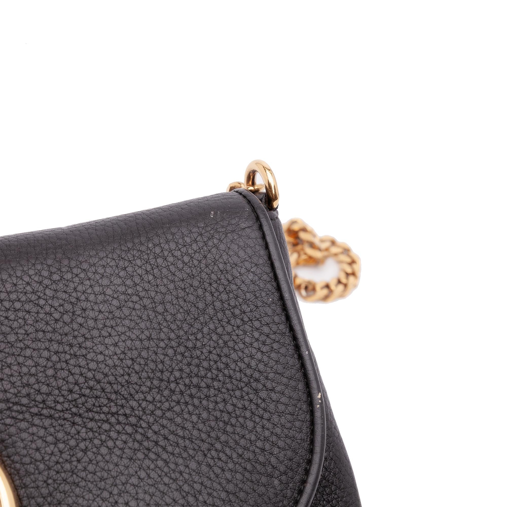 Gucci Medium Leather 1973 Chain Shoulder Bag