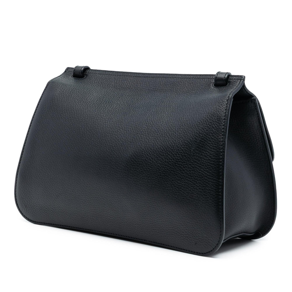 Gucci Medium Leather Bamboo Daily Crossbody