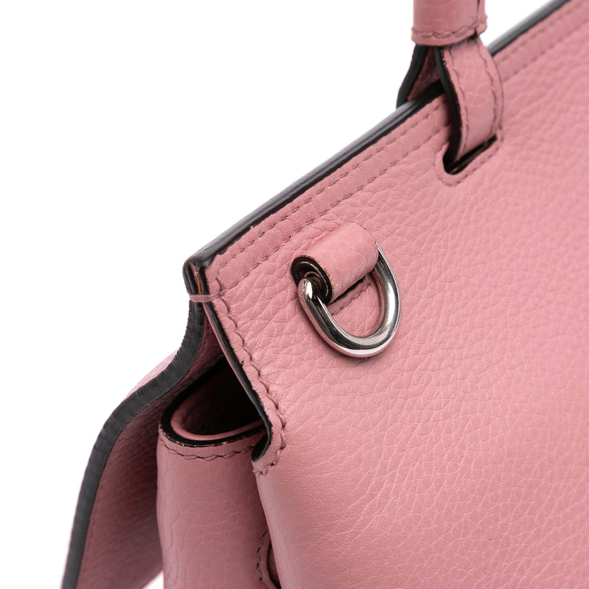 Gucci Medium Leather Bamboo Daily Satchel