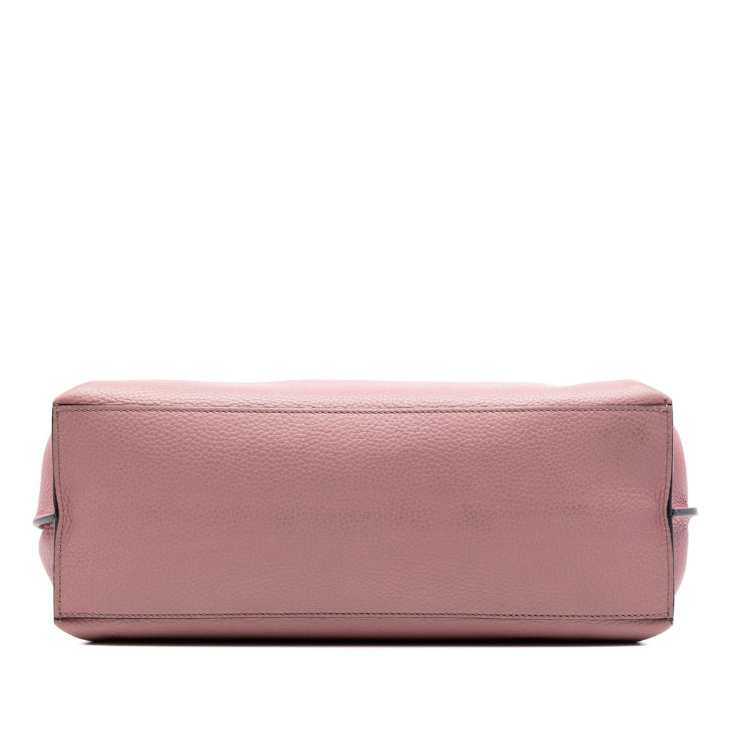Gucci Medium Leather Bamboo Daily Satchel