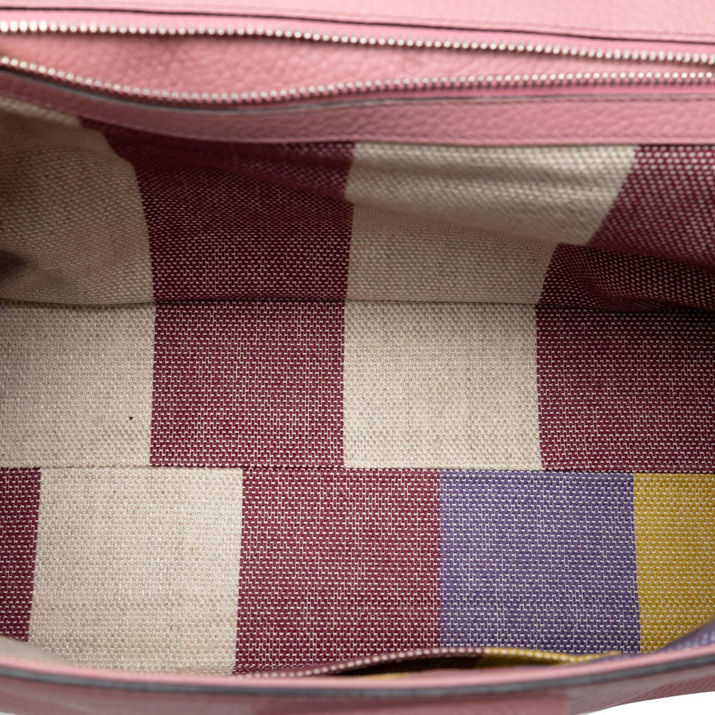 Gucci Medium Leather Bamboo Daily Satchel