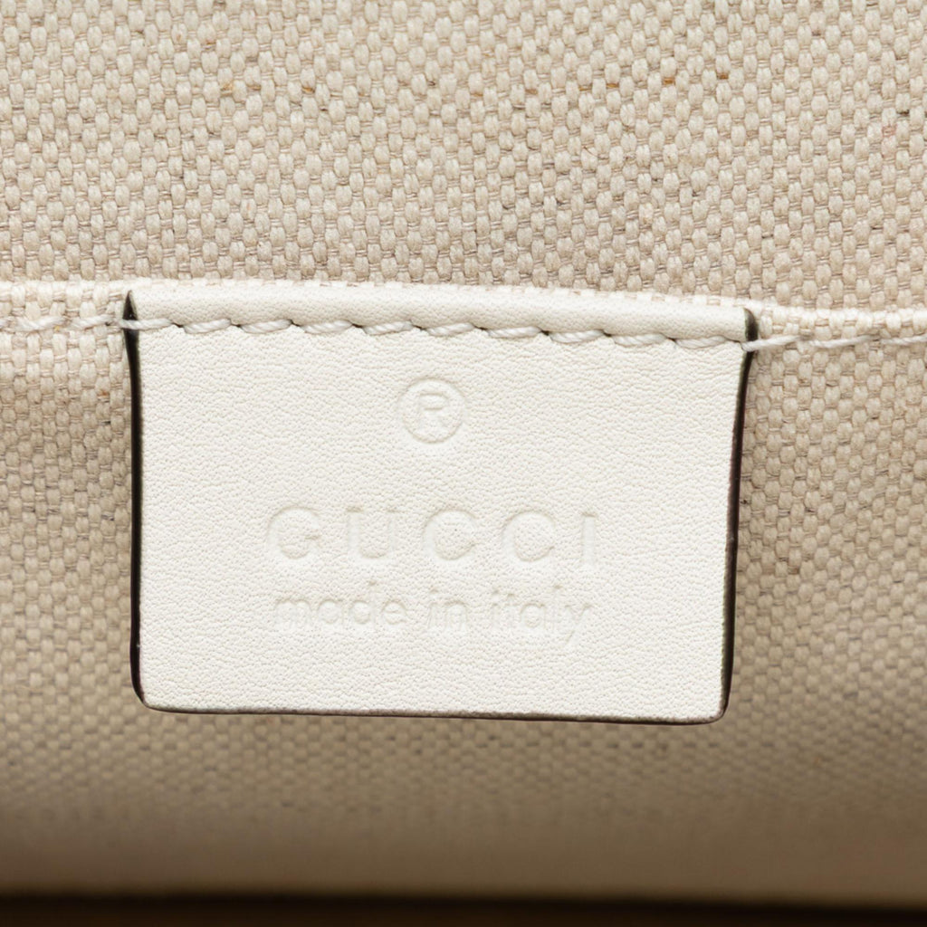 Gucci Medium Leather Bamboo Dionysus Web Satchel