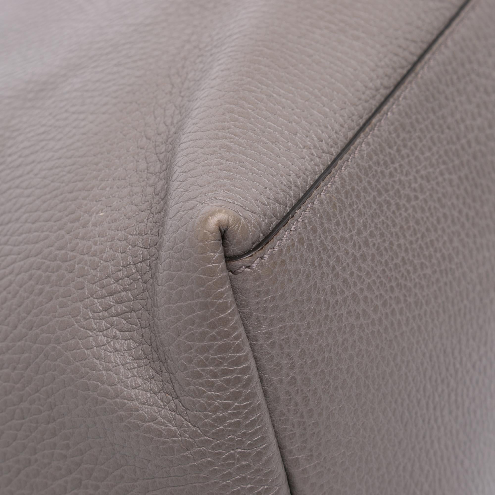 Gucci Medium Leather GG Charm Dome Satchel
