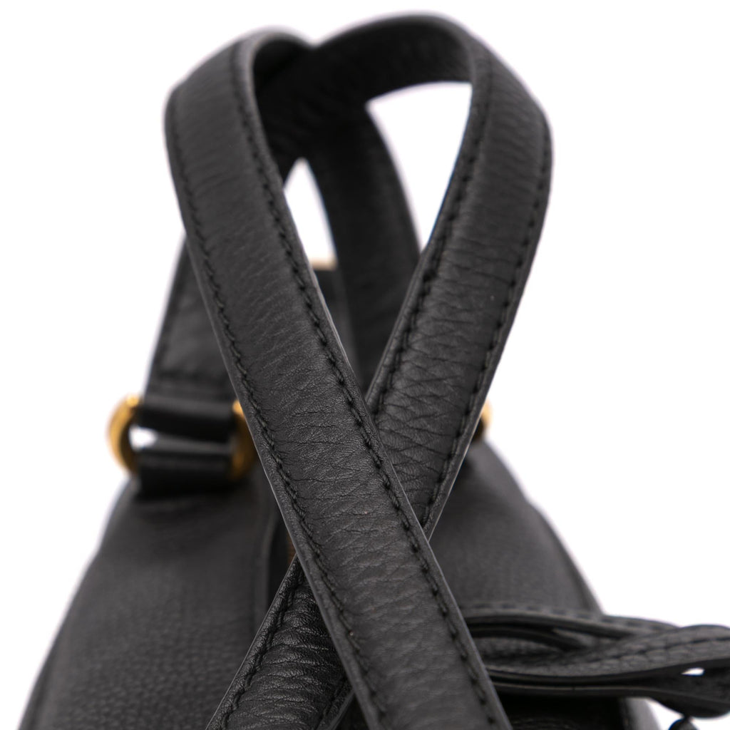 Gucci Medium Leather Ride Top Handle Bag