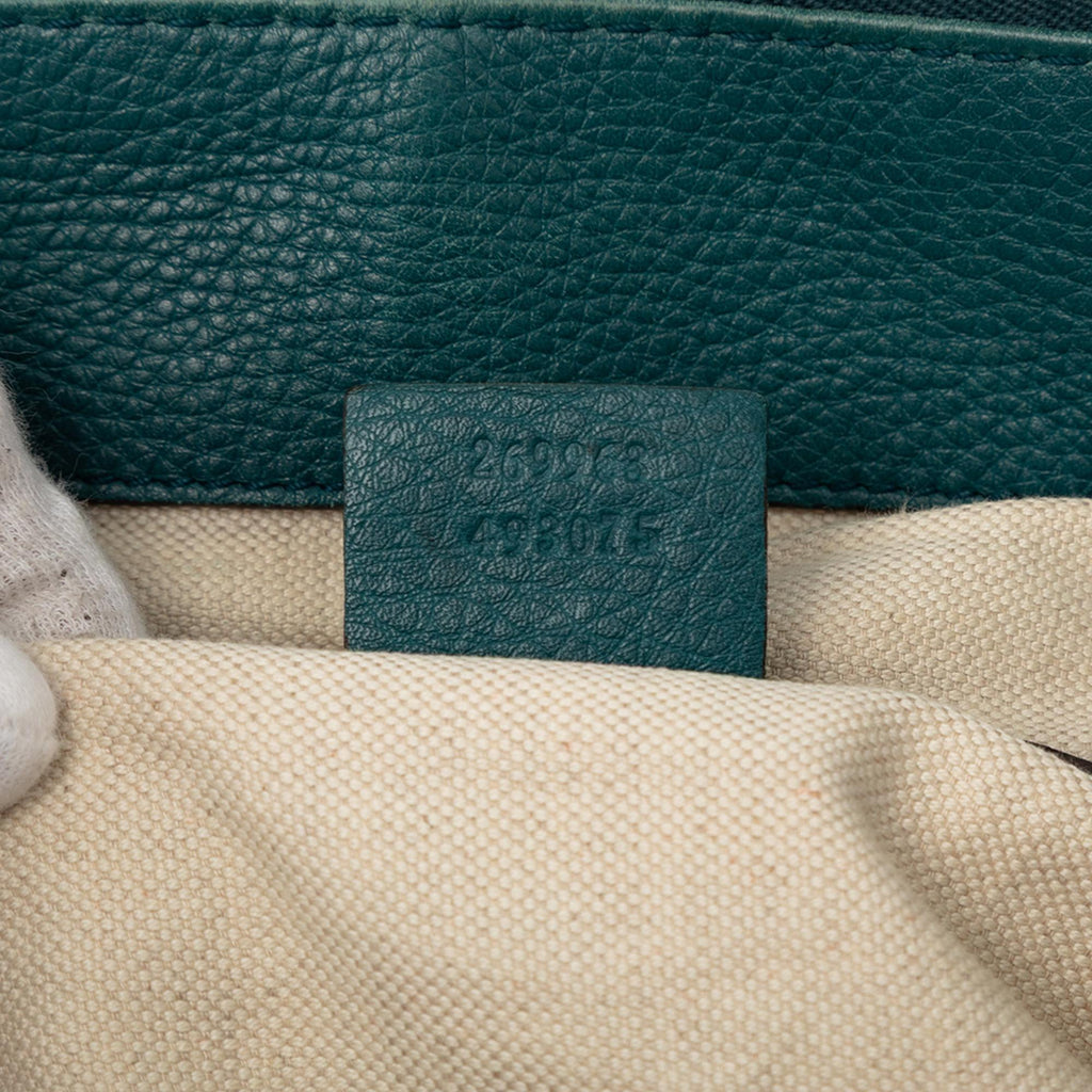 Gucci Medium Leather Ride Top Handle Bag