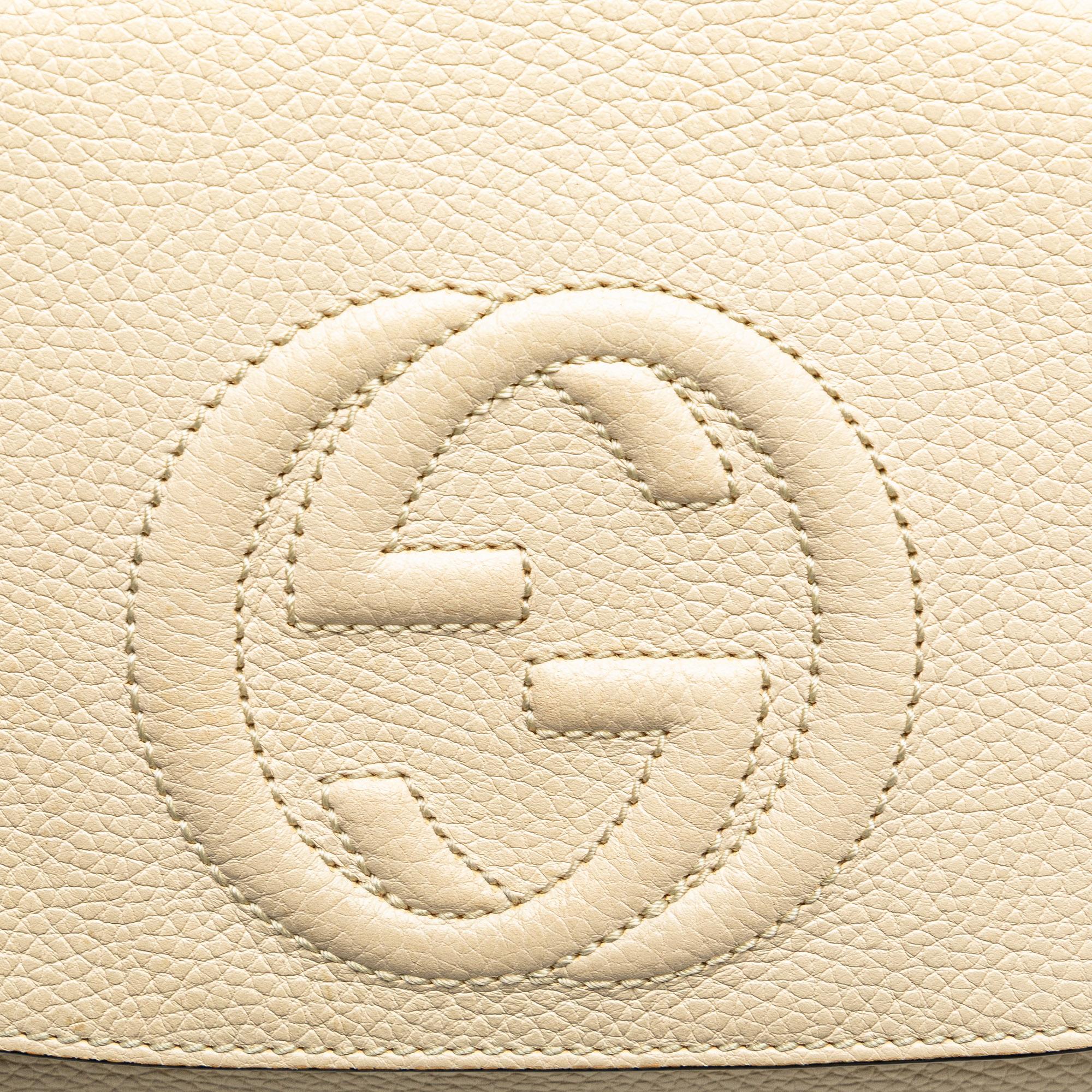 Gucci Medium Leather Soho Chain Flap Crossbody