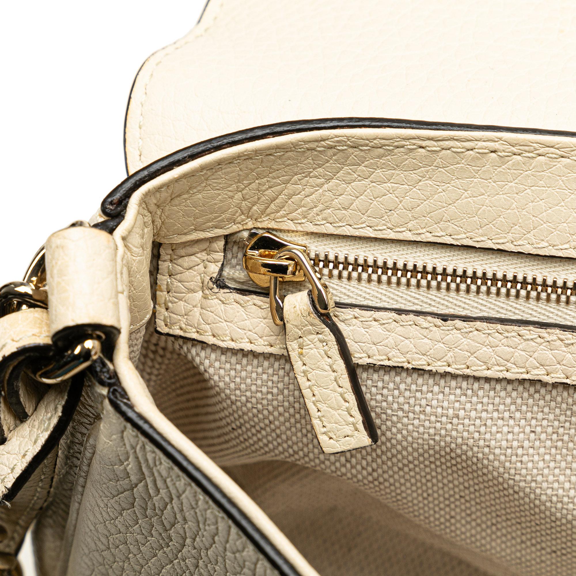 Gucci Medium Leather Soho Chain Flap Crossbody