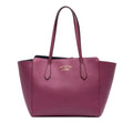 Gucci Medium Leather Swing Tote