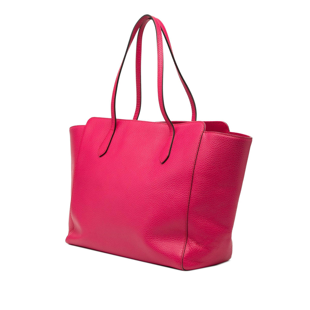 Gucci Medium Leather Swing Tote