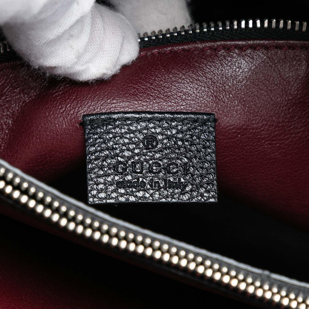 Gucci Medium Leather Zumi Top Handle Bag