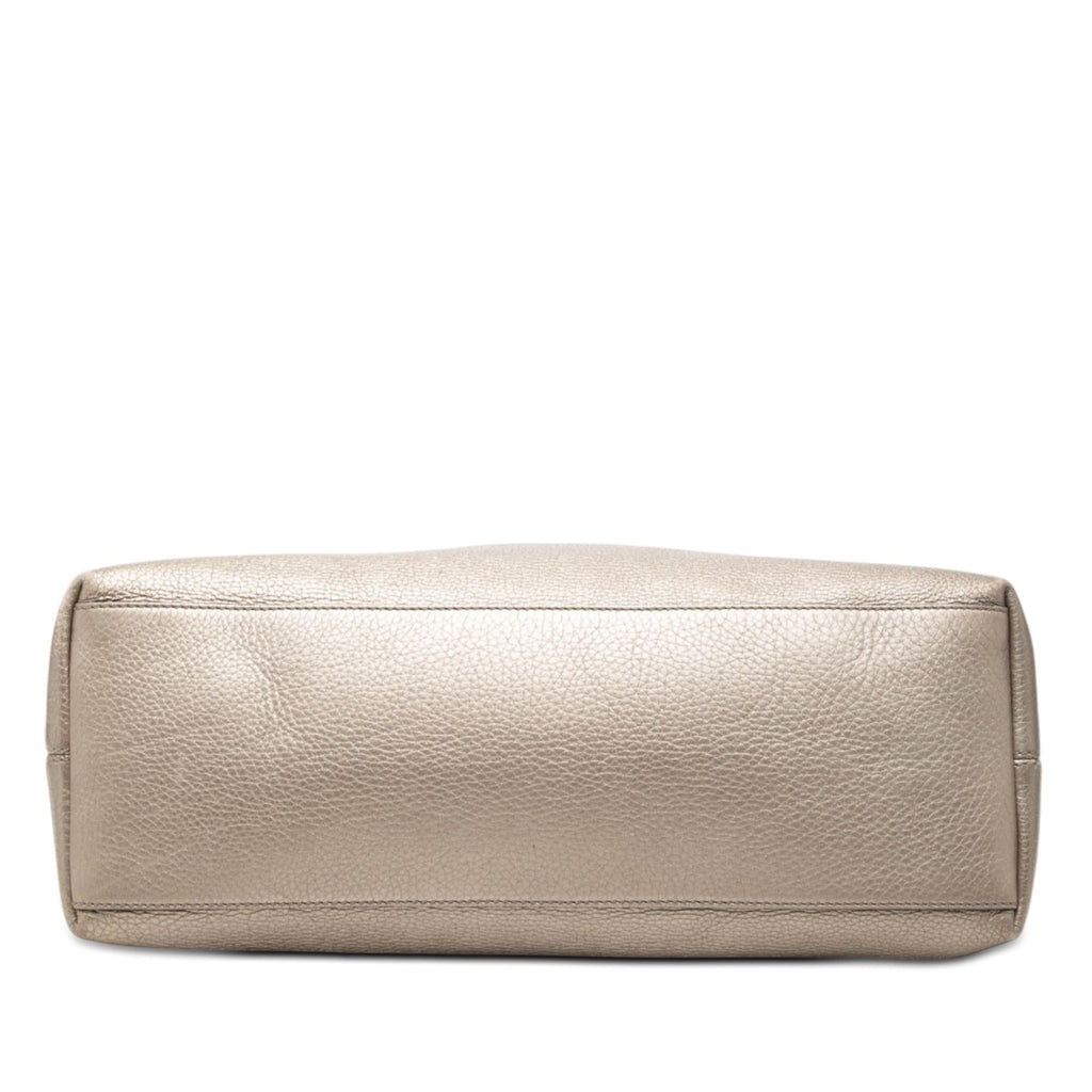 Gucci Medium Metallic Calfskin Soho Chain Tote
