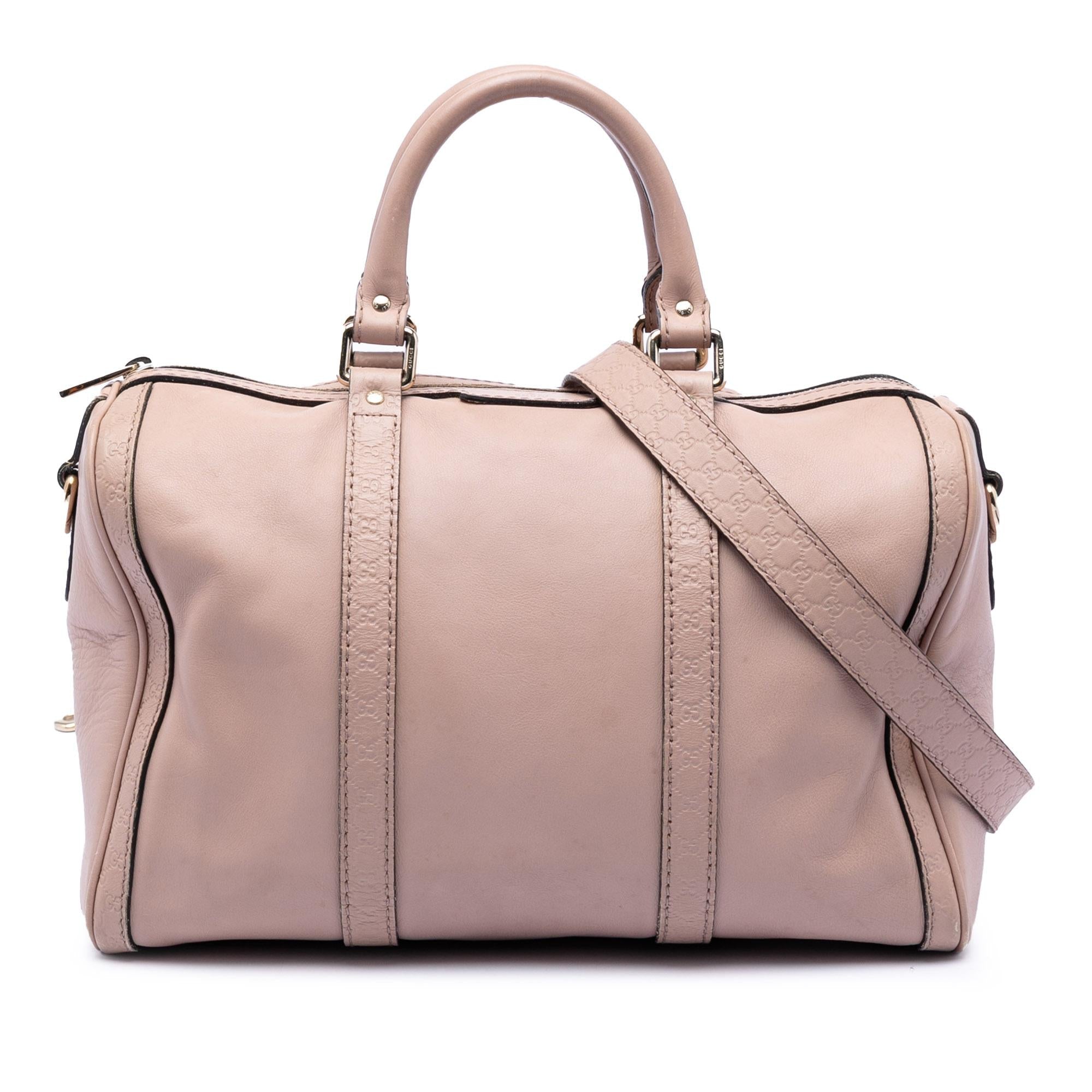 Gucci Medium Microguccissima Trimmed Calfskin Joy Boston Bag