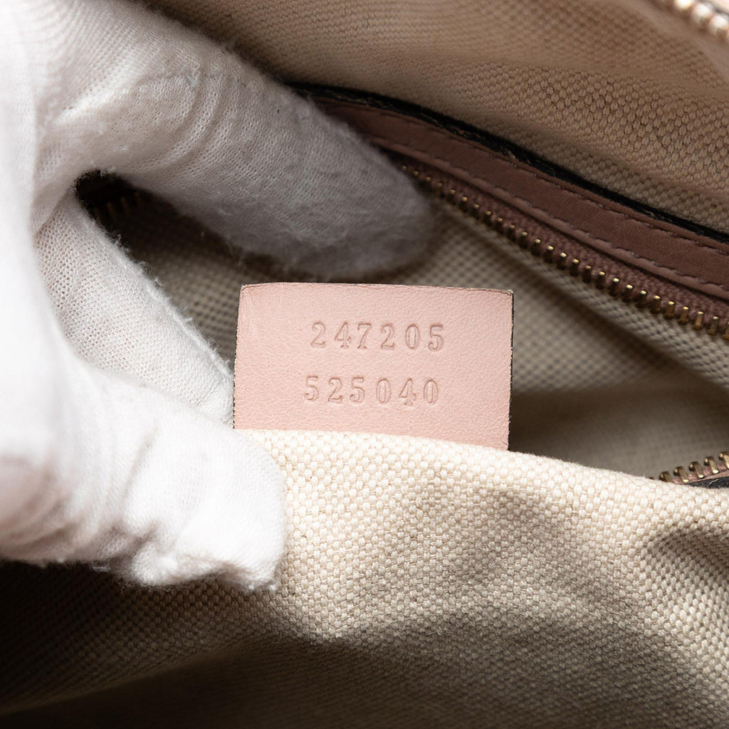 Gucci Medium Microguccissima Trimmed Calfskin Joy Boston Bag