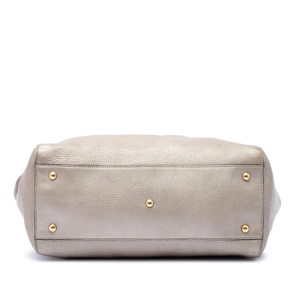 Gucci Medium Ombre Pebbled Calfskin Soho Cellarius Tote