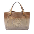 Gucci Medium Ombre Pebbled Calfskin Soho Cellarius Tote